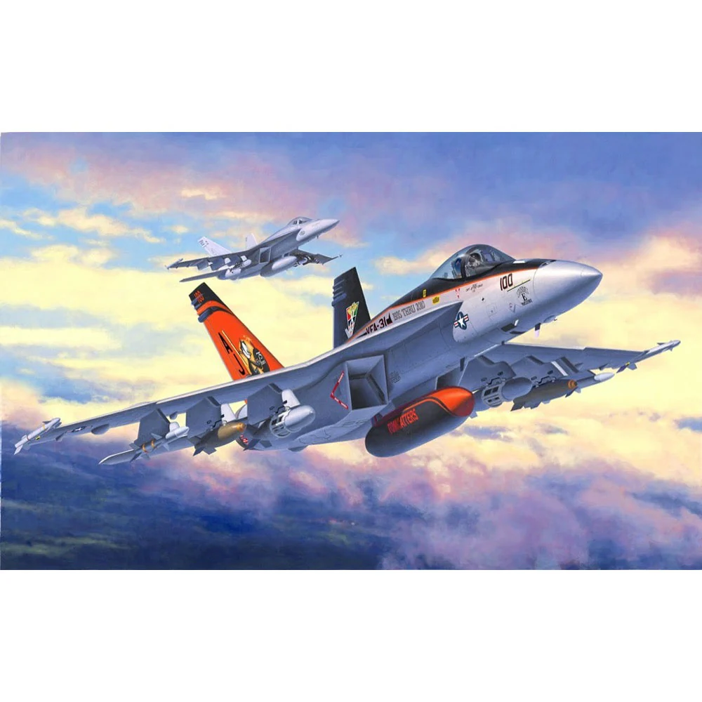 Revell 63997 1/144 F/A-18 Super Hornet Starter Set - Image 3