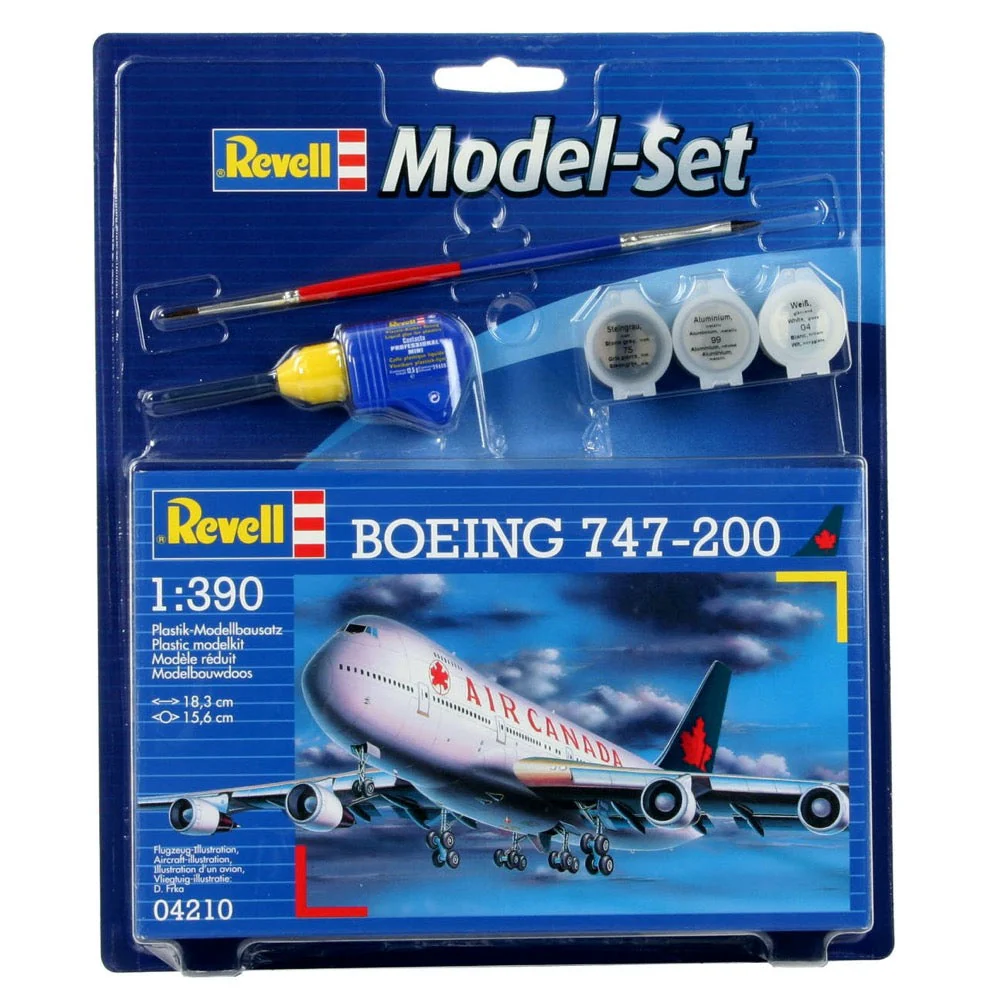 Revell 64210 1/390 Boeing 747-200 Starter Set - Image 2