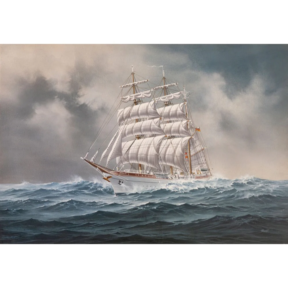 Revell 65432 1/350 Gorch Fock Starter Set - Image 6