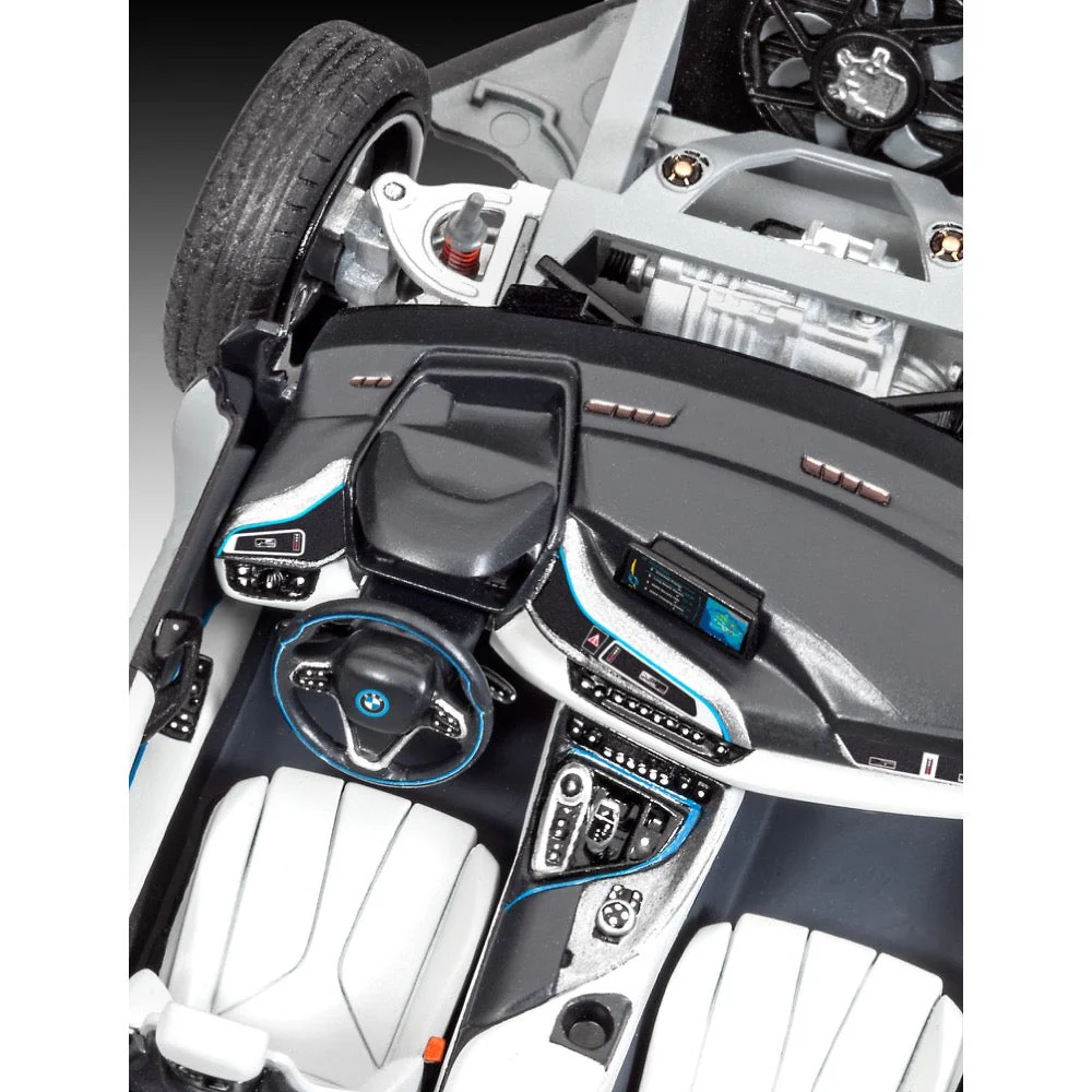 Revell 67008 1/24 BMW i8 Starter Set - Image 5