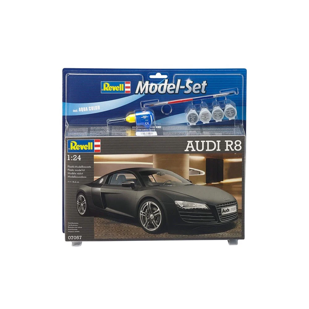 Revell 67057 1/24 Audi R8 Starter Set - Image 2