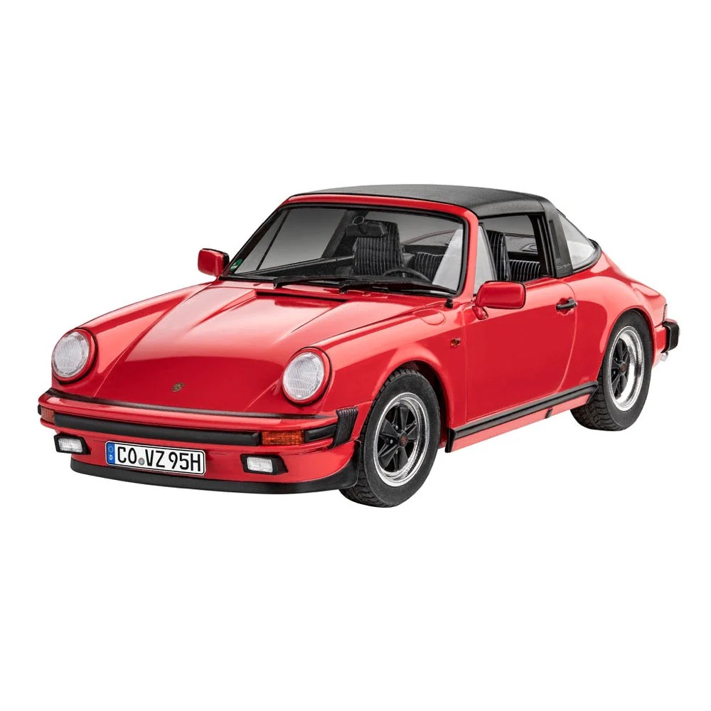 Revell 67689 1/24 Porsche 911 Carrera 3.2 Targa G-Model Starter Set - Image 2