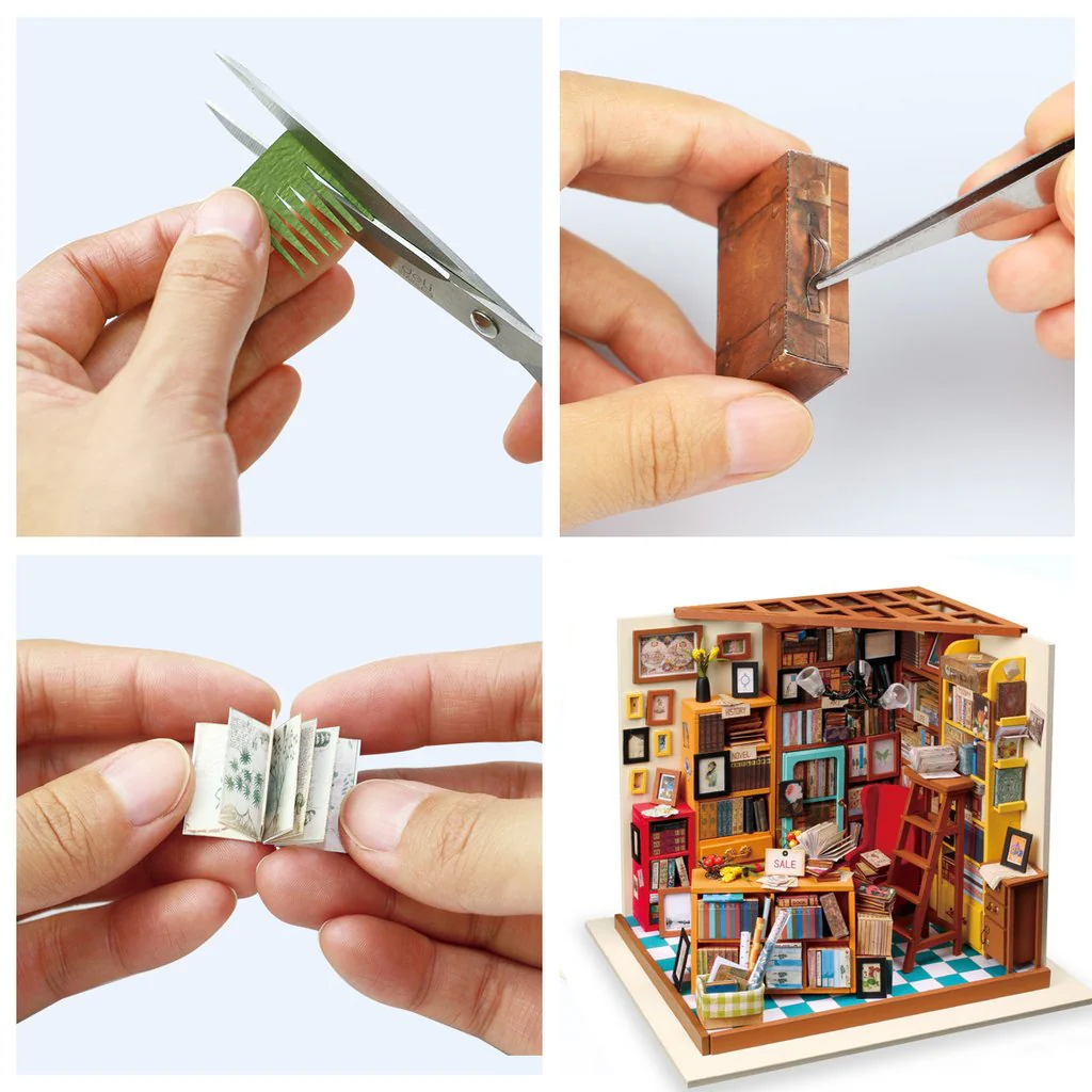 Robotime Rolife DIY Mini House Sams Study - Image 5