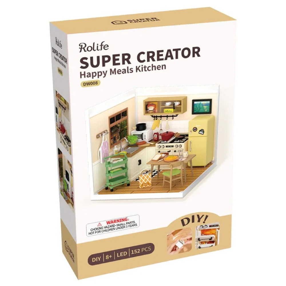 Robotime Rolife DIY Plastic Superstore Happy Meals