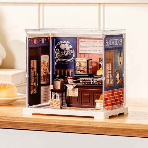 Robotime Rolife DIY Plastic Superstore Mini Butter Bakery House - Image 4