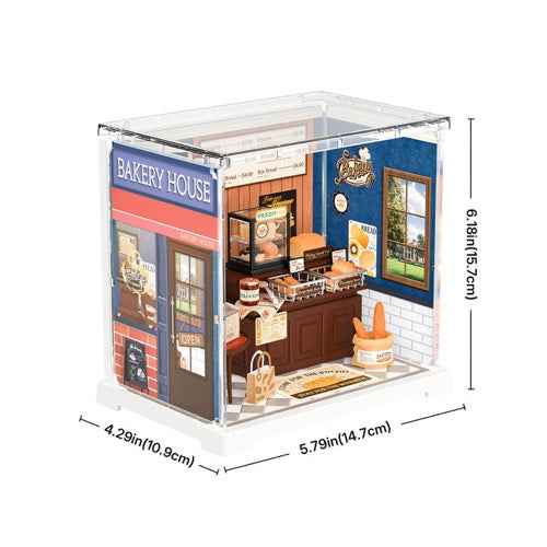 Robotime Rolife DIY Plastic Superstore Mini Butter Bakery House - Image 5