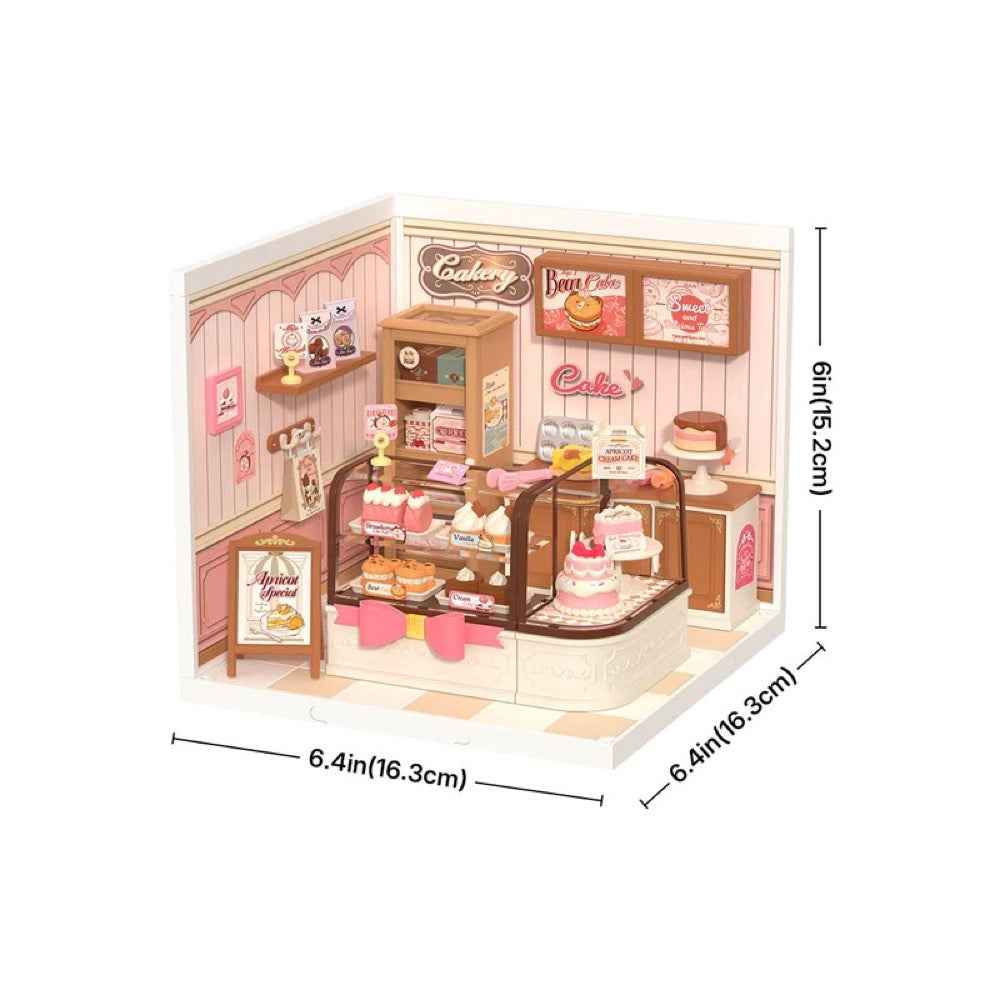 Robotime Rolife DIY Plastic Superstore Tasty Cake Shop - Image 6