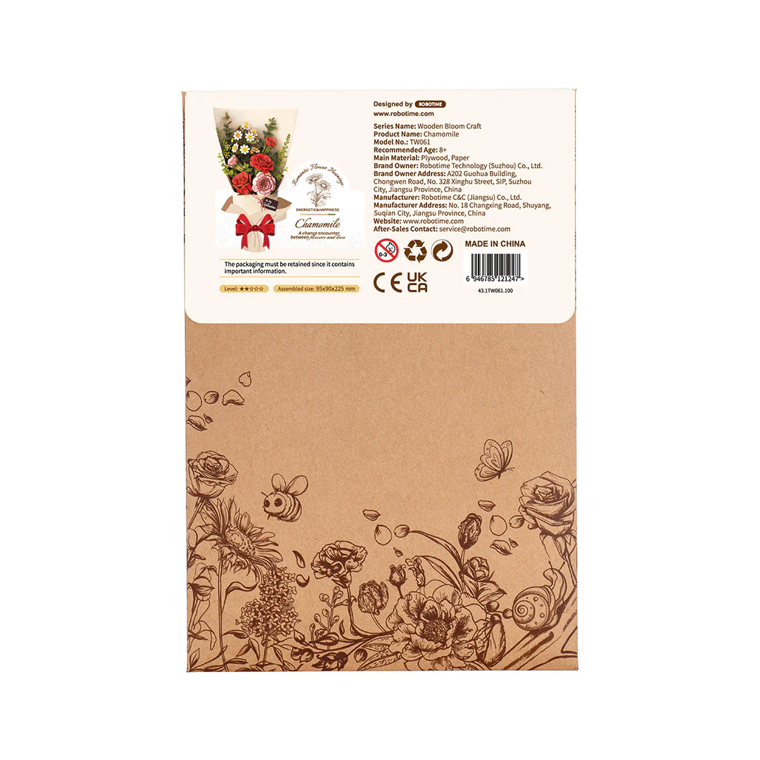 Robotime Wood Bloom Chamomile Flower - Image 9