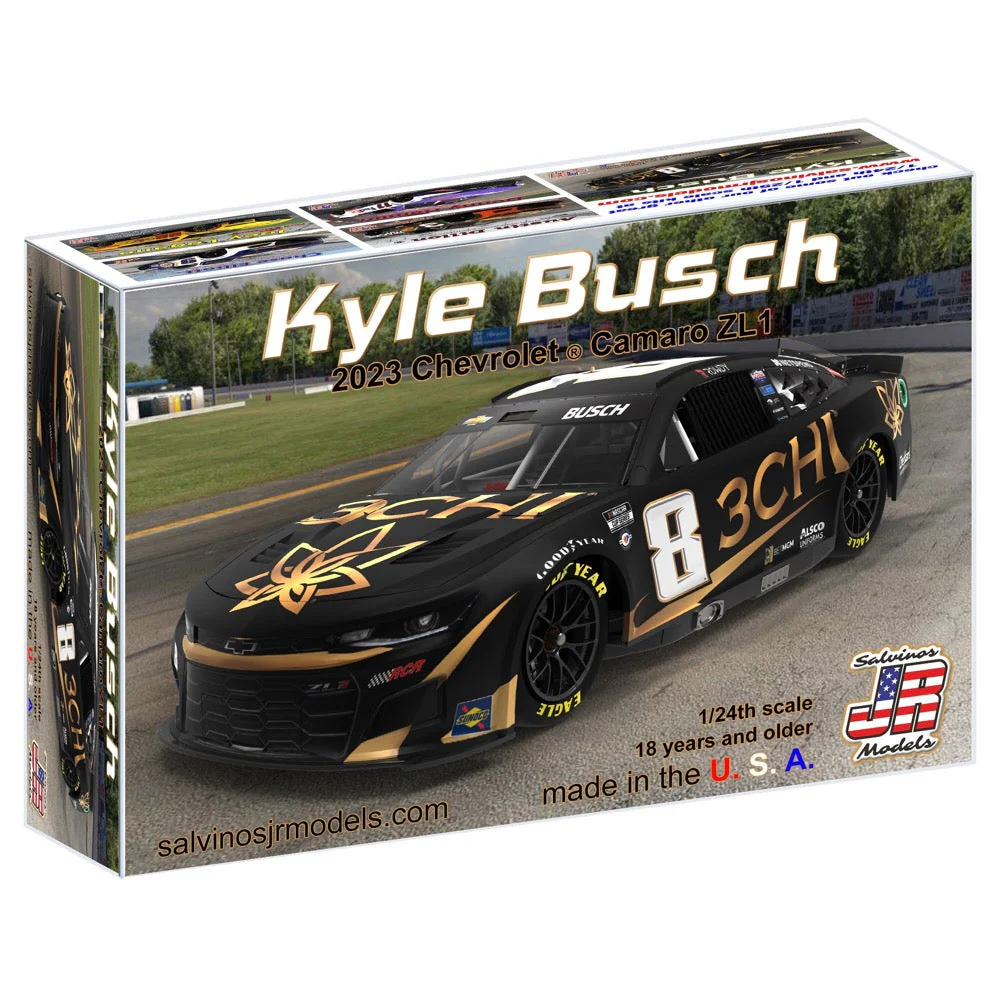 Salvinos J R 39172 1/24 Kyle Busch No.8 3CHI 2023 NEXT GEN Primary Chevrolet Camaro Richard Childress Racing - Image 2