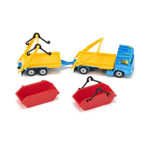 Siku 1695 Truck with Skip and Trailer Series 16 - Image 6