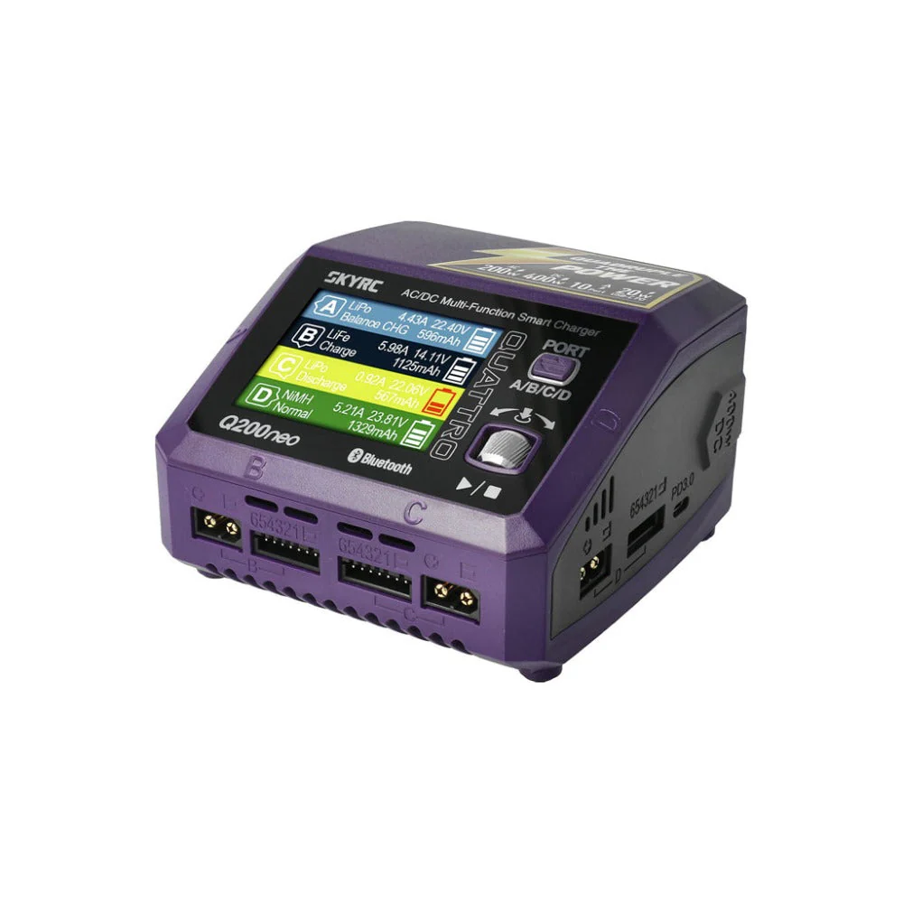 Sky RC Q200neo Quattro Output AC/DC Multi Chemistry Balance Charger