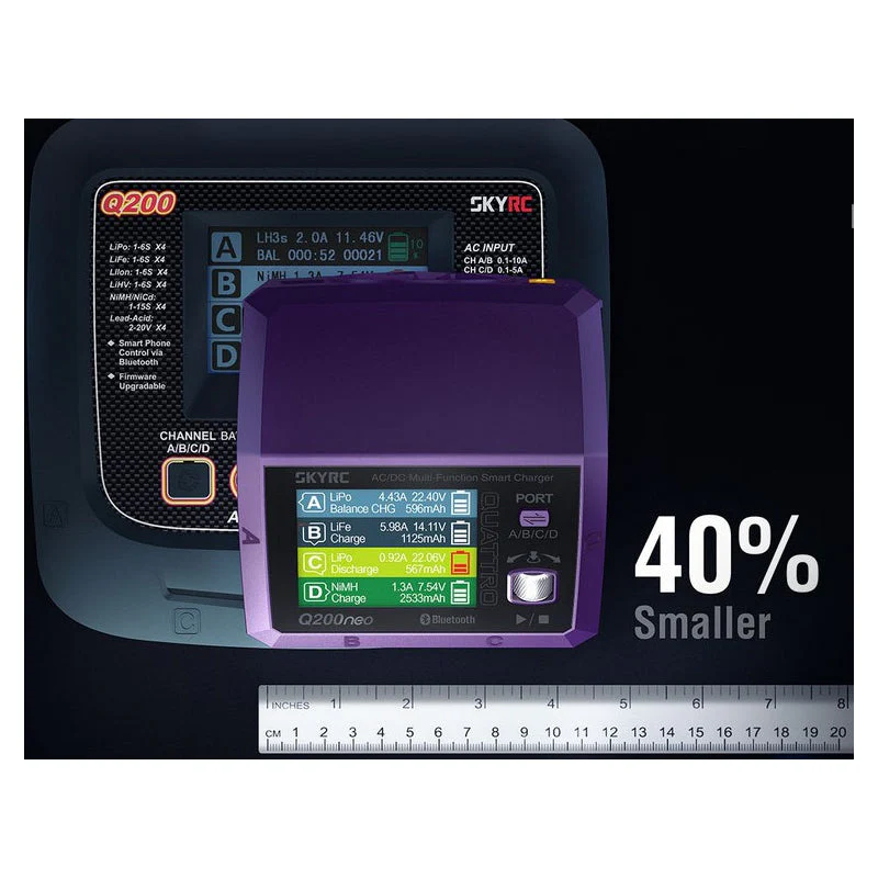 Sky RC Q200neo Quattro Output AC/DC Multi Chemistry Balance Charger - Image 3