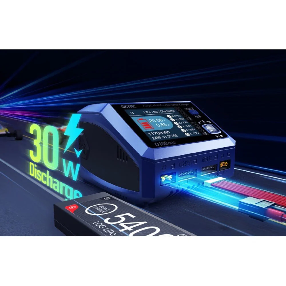 Sky RC 100199 D100neo Duo AC/DC Dual Port Smart Charger - Image 3
