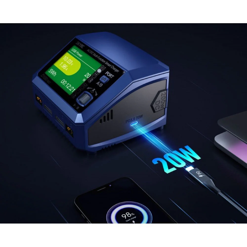 Sky RC 100199 D100neo Duo AC/DC Dual Port Smart Charger - Image 4