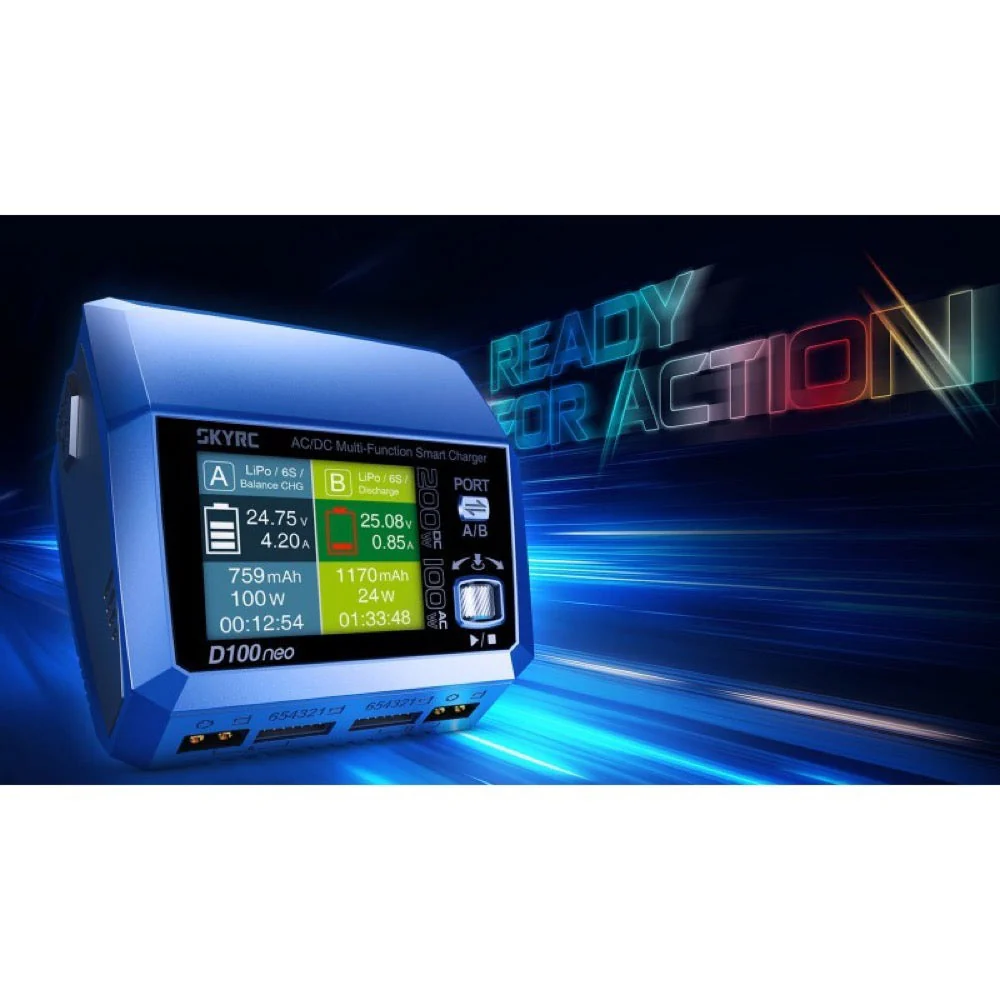 Sky RC 100199 D100neo Duo AC/DC Dual Port Smart Charger - Image 7