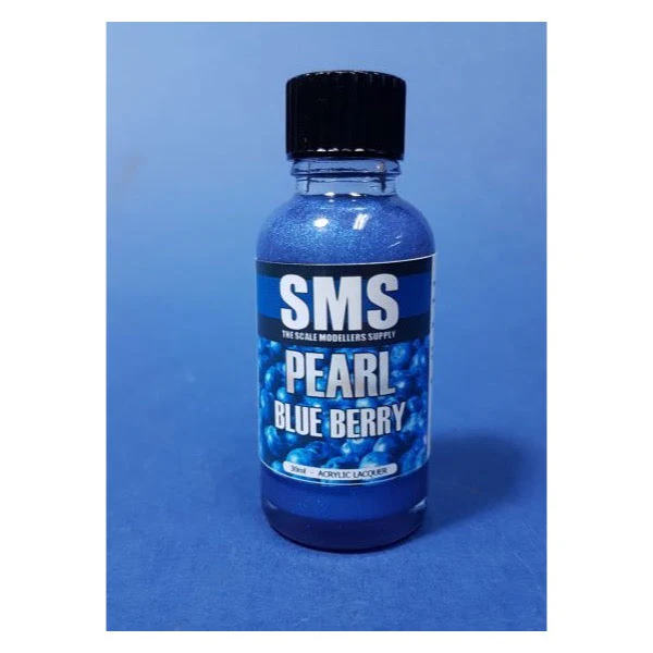 SMS PRL11 Pearl Acrylic Lacquer Blue Berry 30ml