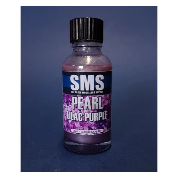SMS PRL04 Pearl Acrylic Lacquer Lilac Purple 30ml