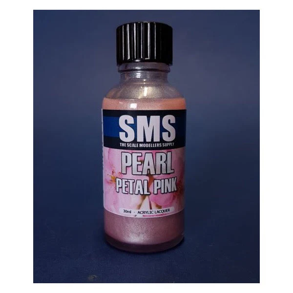 SMS PRL02 Pearl Acrylic Lacquer Petal Pink 30ml