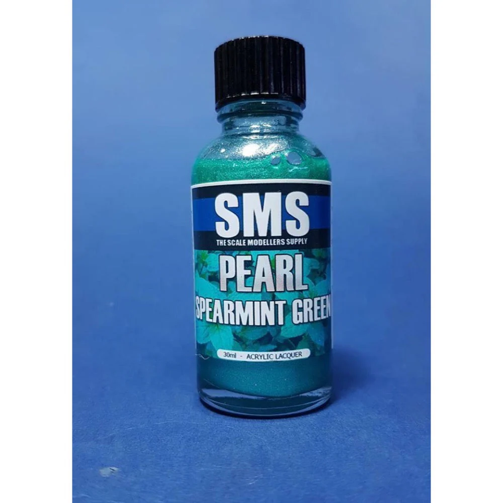 SMS PRL15 Pearl Acrylic Lacquer Spearmint Green 30ml