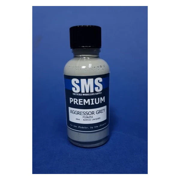 SMS PL103 Premium Acrylic Lacquer Aggressor Grey 30ml