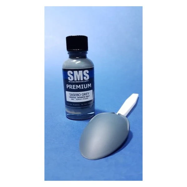 SMS PL97 Premium Acrylic Lacquer Sasebo Grey (IJN) 30ml - Image 3