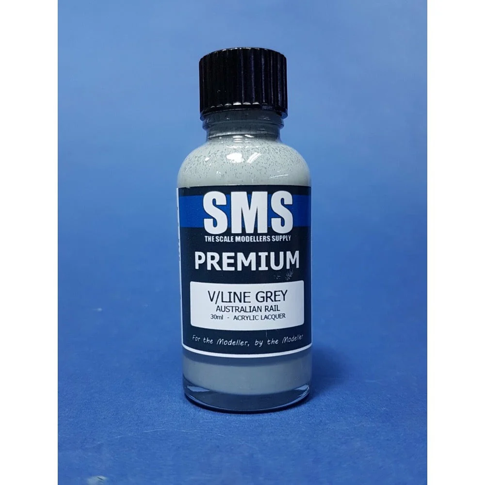 SMS PL109 Premium Acrylic Lacquer Australian Rail V/Line Grey 30ml