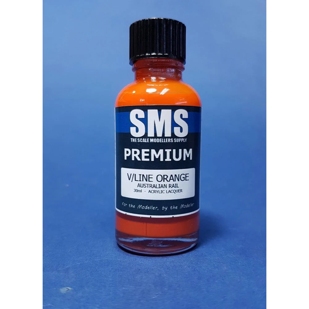 SMS PL110 Premium Acrylic Lacquer Australian Rail V/Line Orange 30ml