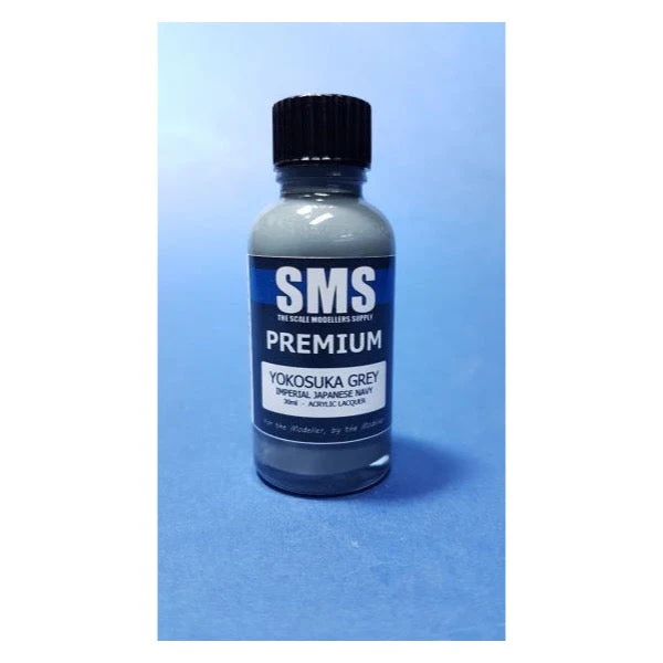 SMS PL96 Premium Acrylic Lacquer Yokosuka Grey (IJN) 30ml - Image 2