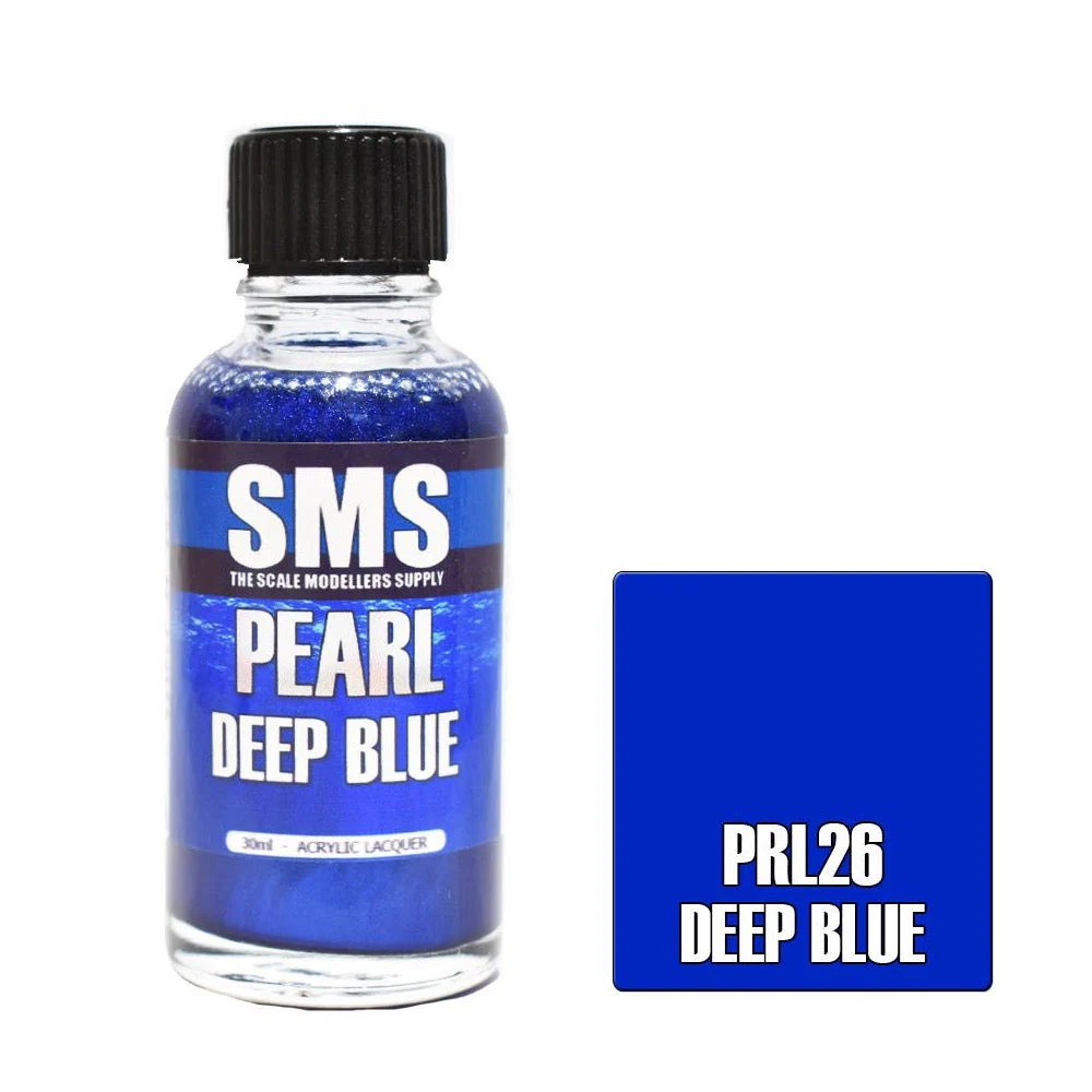 SMS PRL26 Acrylic Lacquer Pearl Deep Blue 30ml - Image 2