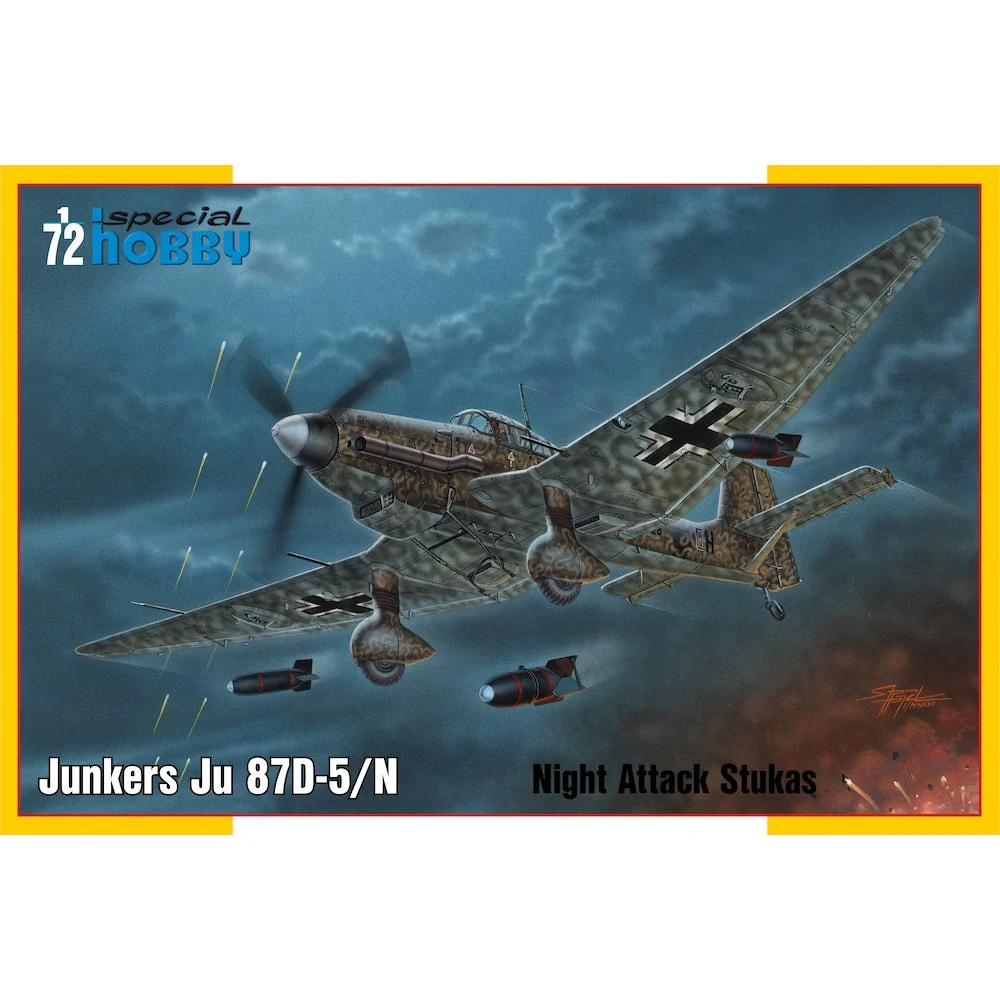 Special Hobby 72458 1/72 Junkers Ju 87D-5/N Night Attack Stukas