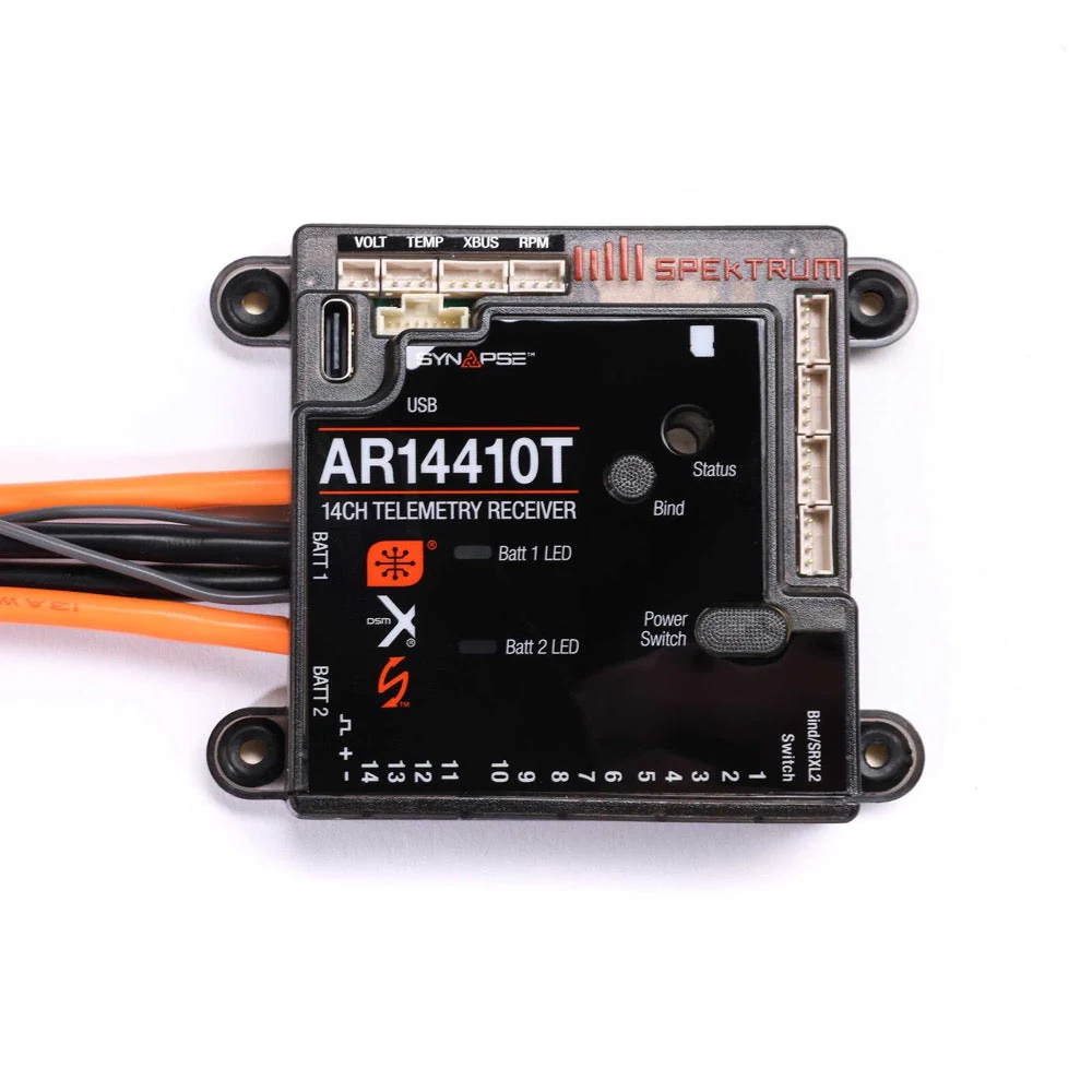 Spektrum AR14410T 14 Channel PowerSafe Telemetry Receiver - Image 7