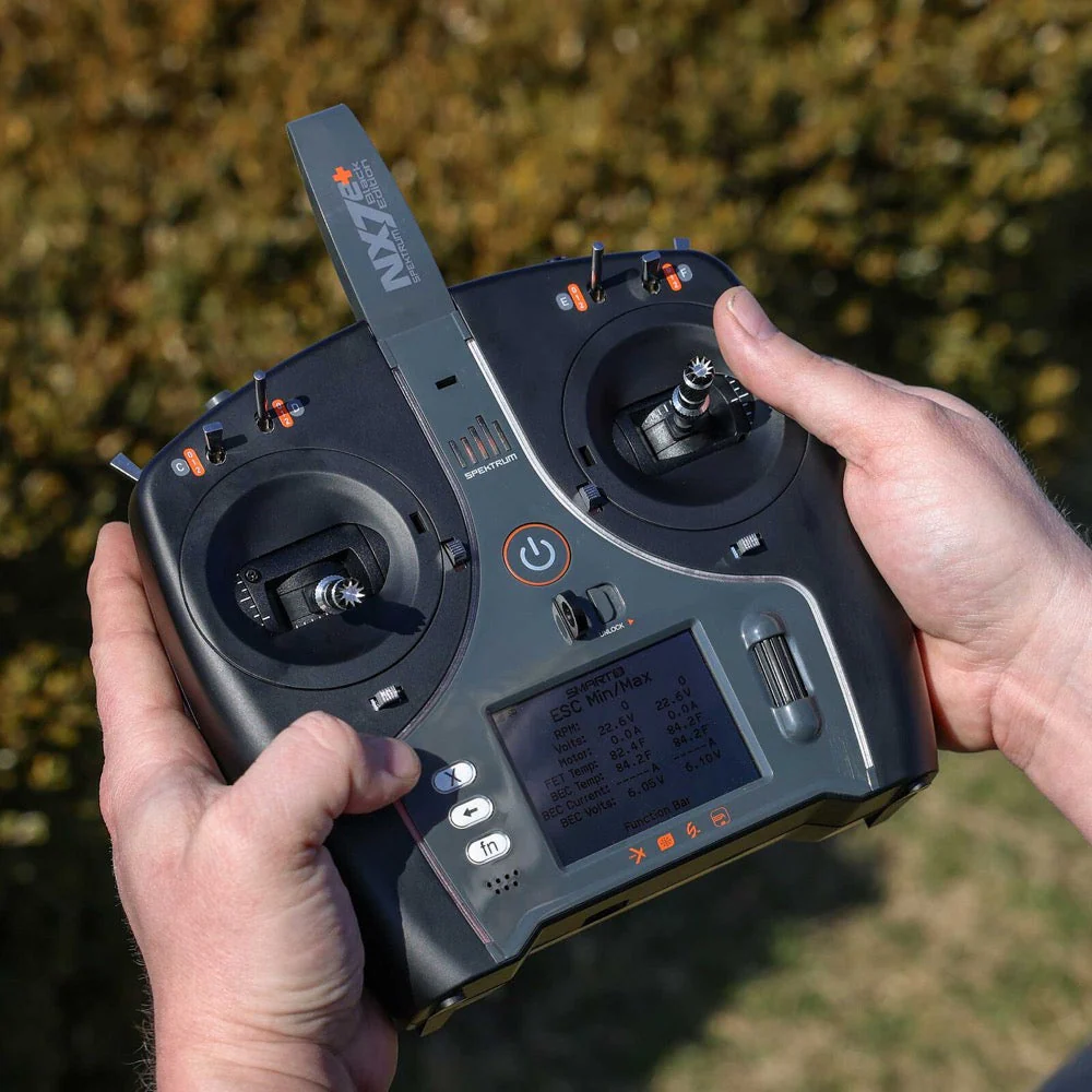 Spektrum NX7e+ 14 Channel DSM-X 2.4GHz Transmitter Black Edition SPMR7120 - Image 12