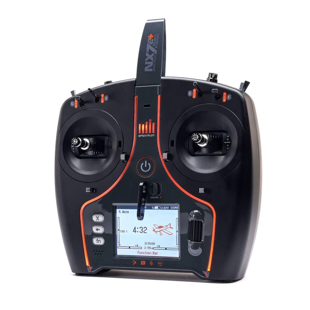 Spektrum NX7e+ 14 Channel DSM-X 2.4GHz Transmitter Black Edition SPMR7120 - Image 4
