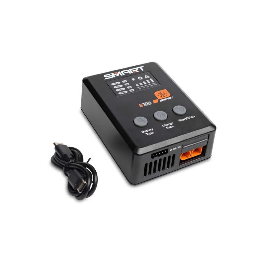 Spektrum SPMX-1031 Smart 5000mAh 2S 50C IC3 LiPo Battery Powerstage Bundle with S100 Charger - Image 6