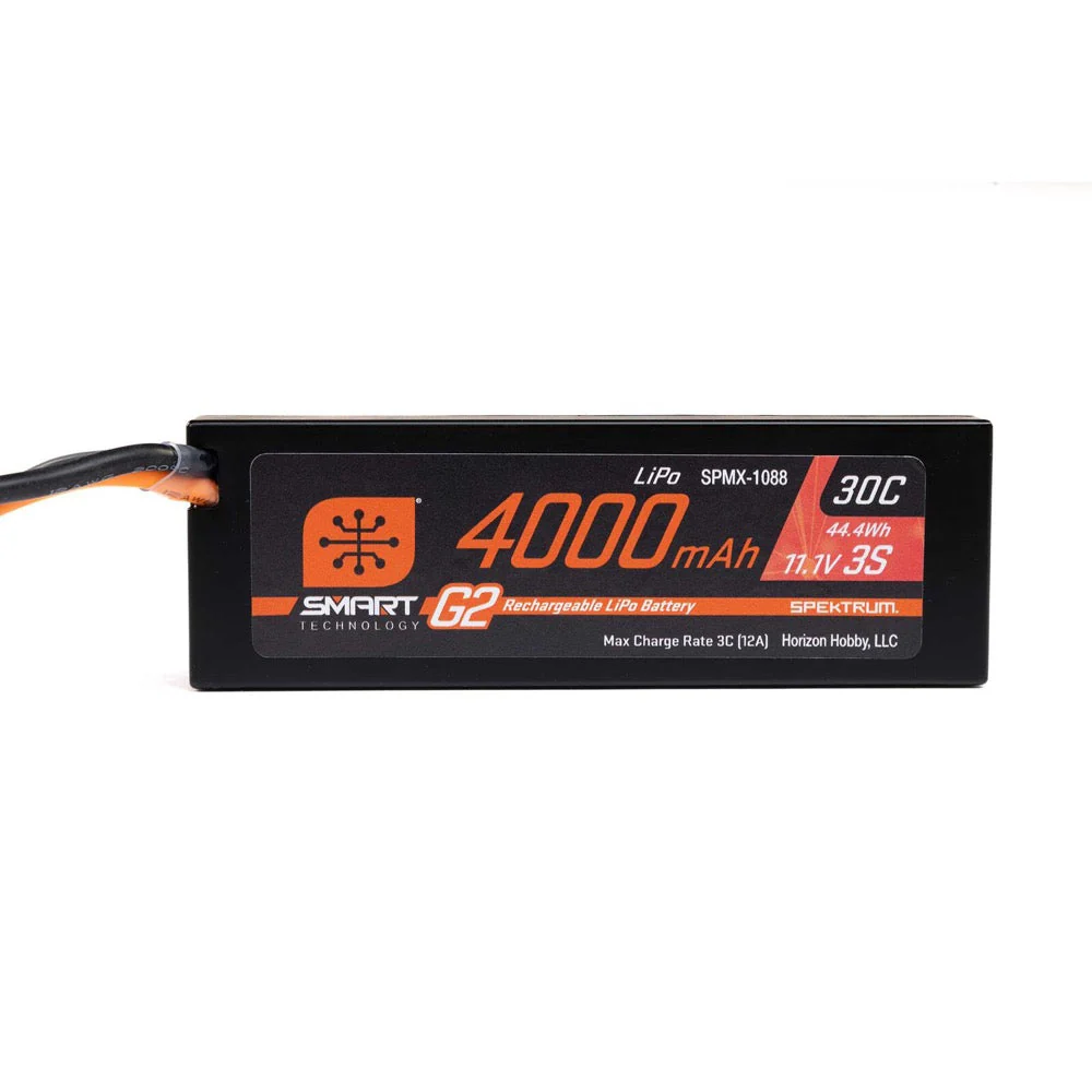Spektrum SPMX-1088 11.1V 4000mAh 3S 30C Smart LiPo G2 Hard Case, IC5 - Image 3