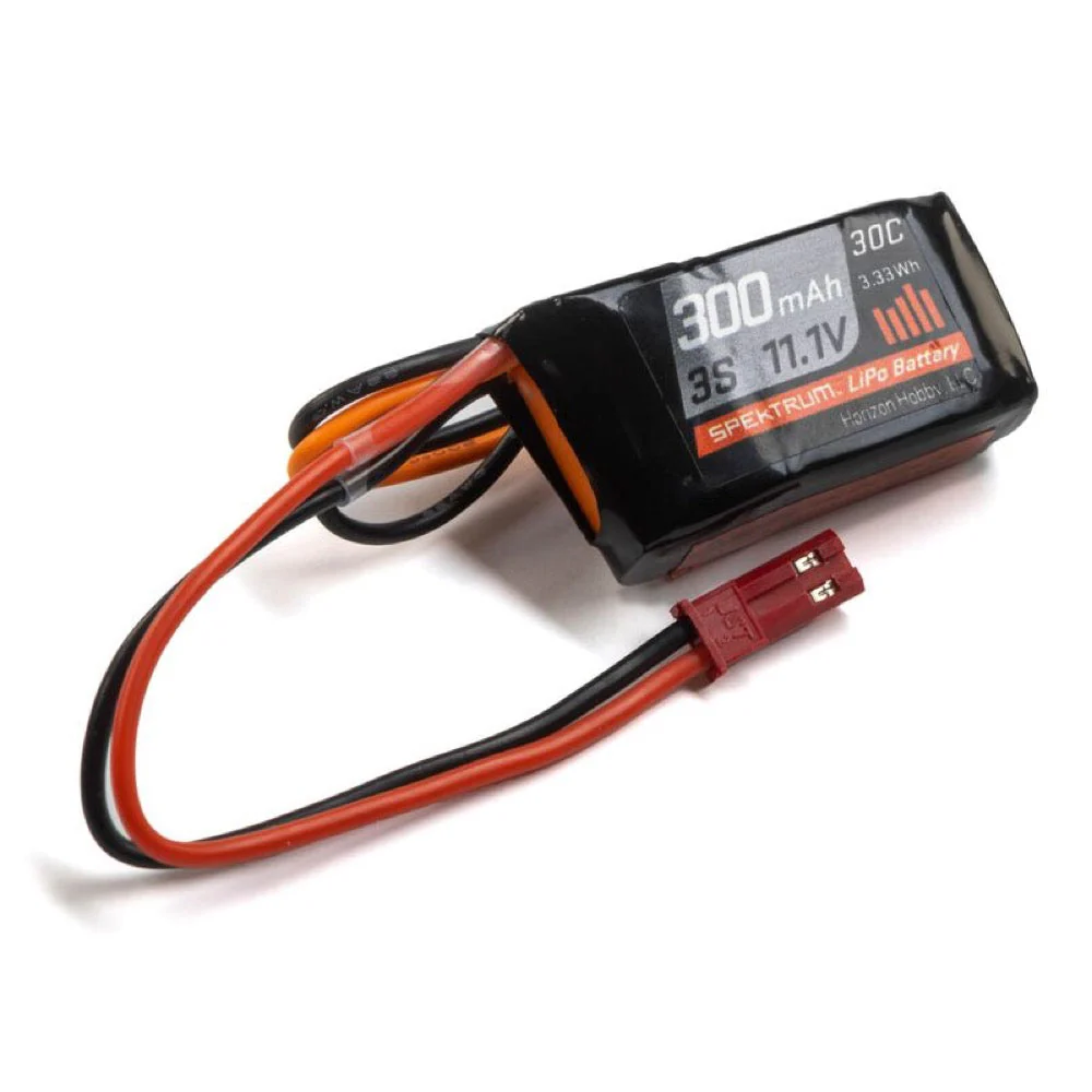 Spektrum SPMX3003SJ30 300mah 3S 11.1V 30C LiPo Battery with JST Connector