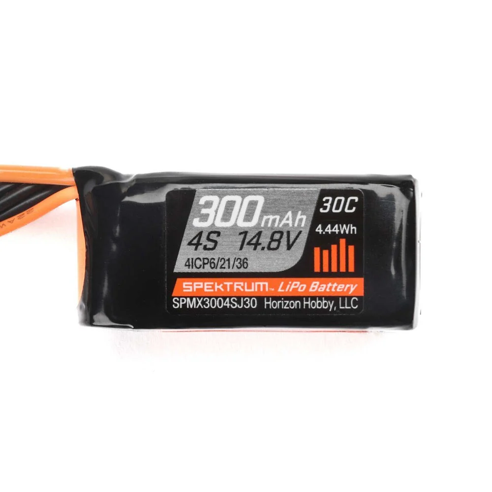 Spektrum SPMX3004SJ30 300mah 4S 14.8v 30C LiPo Battery JST Connector - Image 4