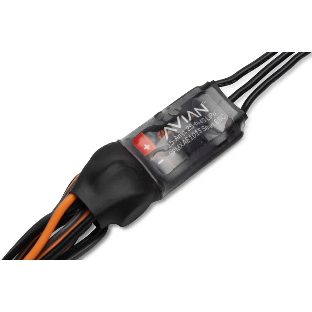 Spektrum SPMXAE1015C Avian 15A Smart Lite Brushless ESC with IC2 Connector - Image 4
