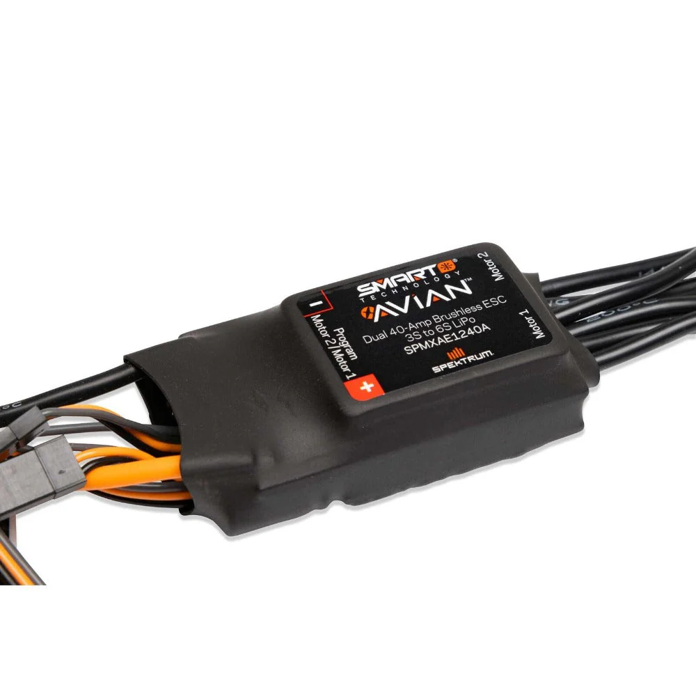 Spektrum SPMXAE1240A Avian Dual 40A Brushless ESC 3-6S - Image 6
