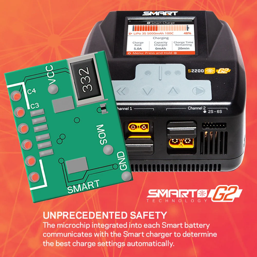 Spektrum SPMXC2010 Smart S2200 2x200W AC Charger SPMXC2010 - Image 10