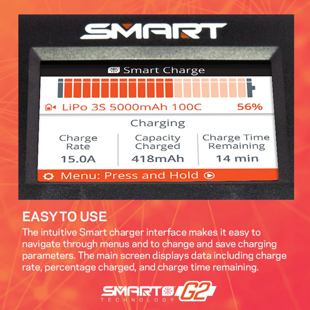 Spektrum SPMXC2010 Smart S2200 2x200W AC Charger SPMXC2010 - Image 8