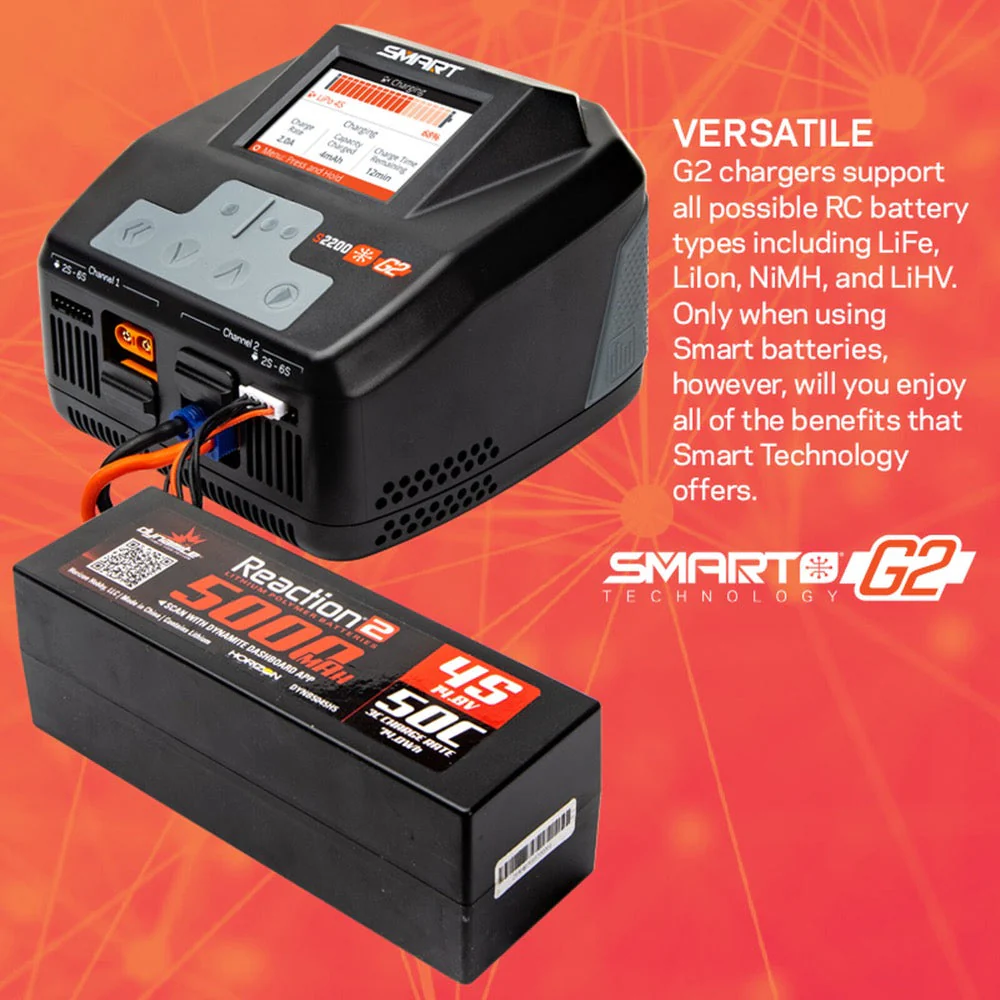 Spektrum SPMXC2010 Smart S2200 2x200W AC Charger SPMXC2010 - Image 9