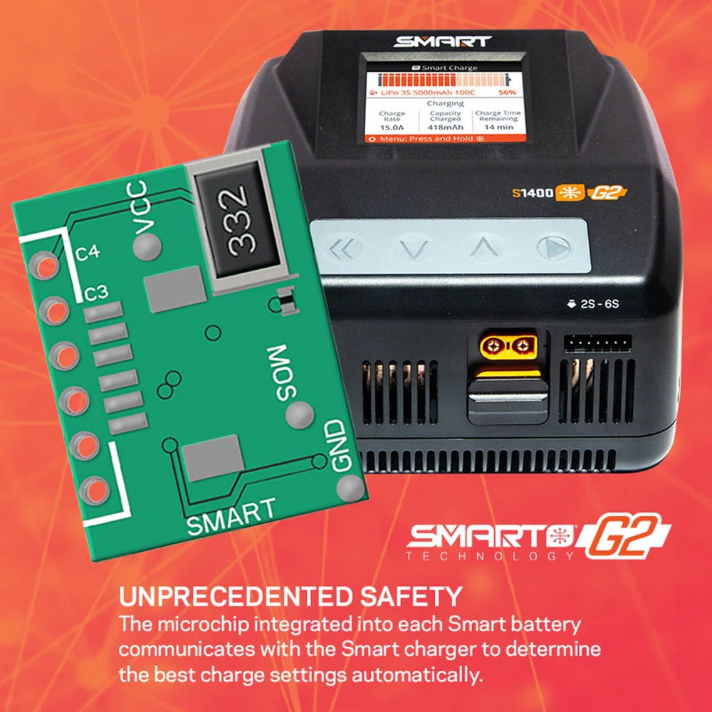 Spektrum SPMXC2040 S1400 G2 Smart Charger - Image 14