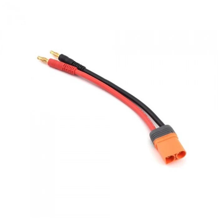 Spektrum SPMXCA504 IC5 Device Charge Lead 6in 10 AWG / 4mm Bullet