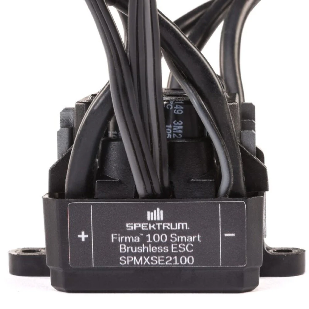 Spektrum SPMXSE2100 Firma 100A 2-3S Black Edition Brushless Smart ESC - Image 4