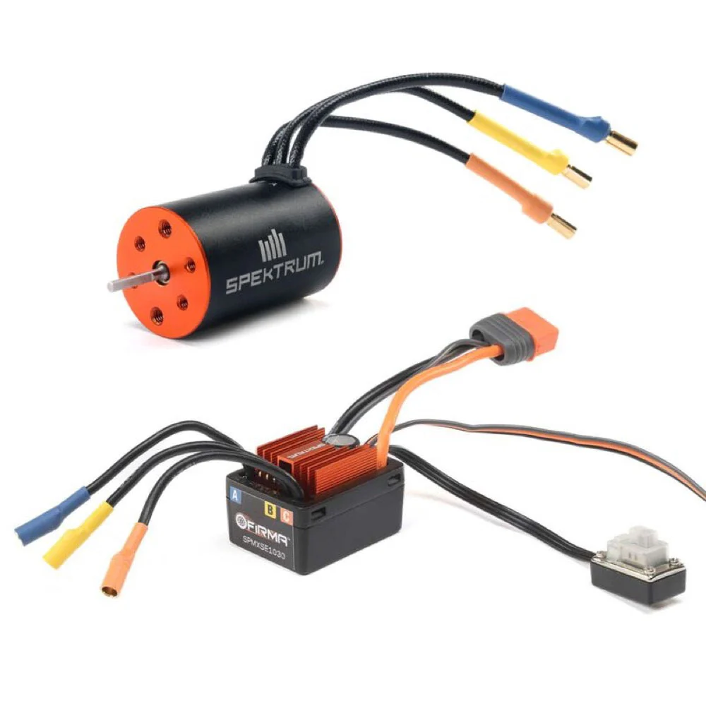 Spektrum SPMXSEMC14 Firma 30A BL Smart ESC with 4500Kv Motor Combo suit 1/18 Vehicles
