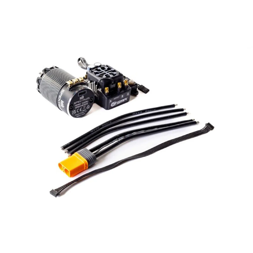 Spektrum SPMXSEMC17 Firma 130A Brushless Sensored Smart ESC with 2200kv Motor Combo - Image 2