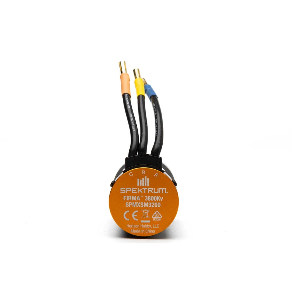 Spektrum SPMXSM3200 Firma 3652 3800kv 4-pole Brushless Motorcycle Motor - Image 3