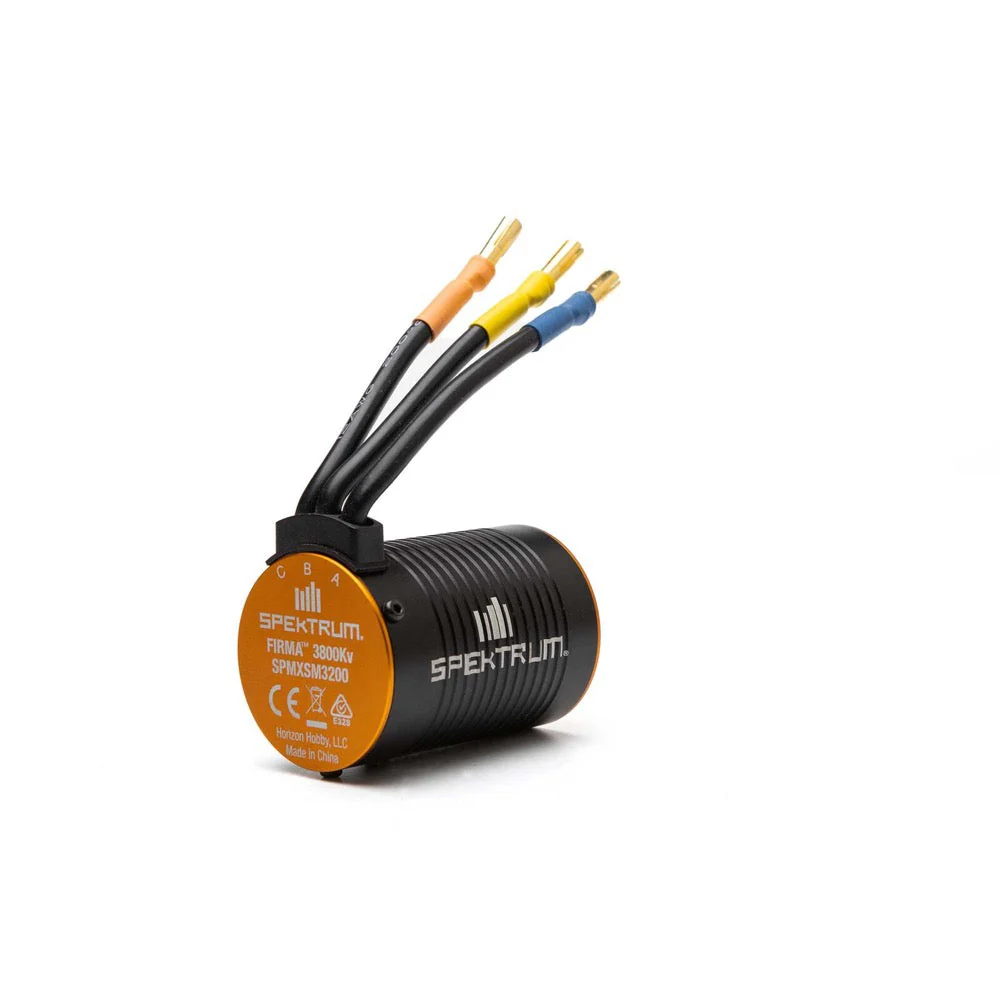 Spektrum SPMXSM3200 Firma 3652 3800kv 4-pole Brushless Motorcycle Motor - Image 4