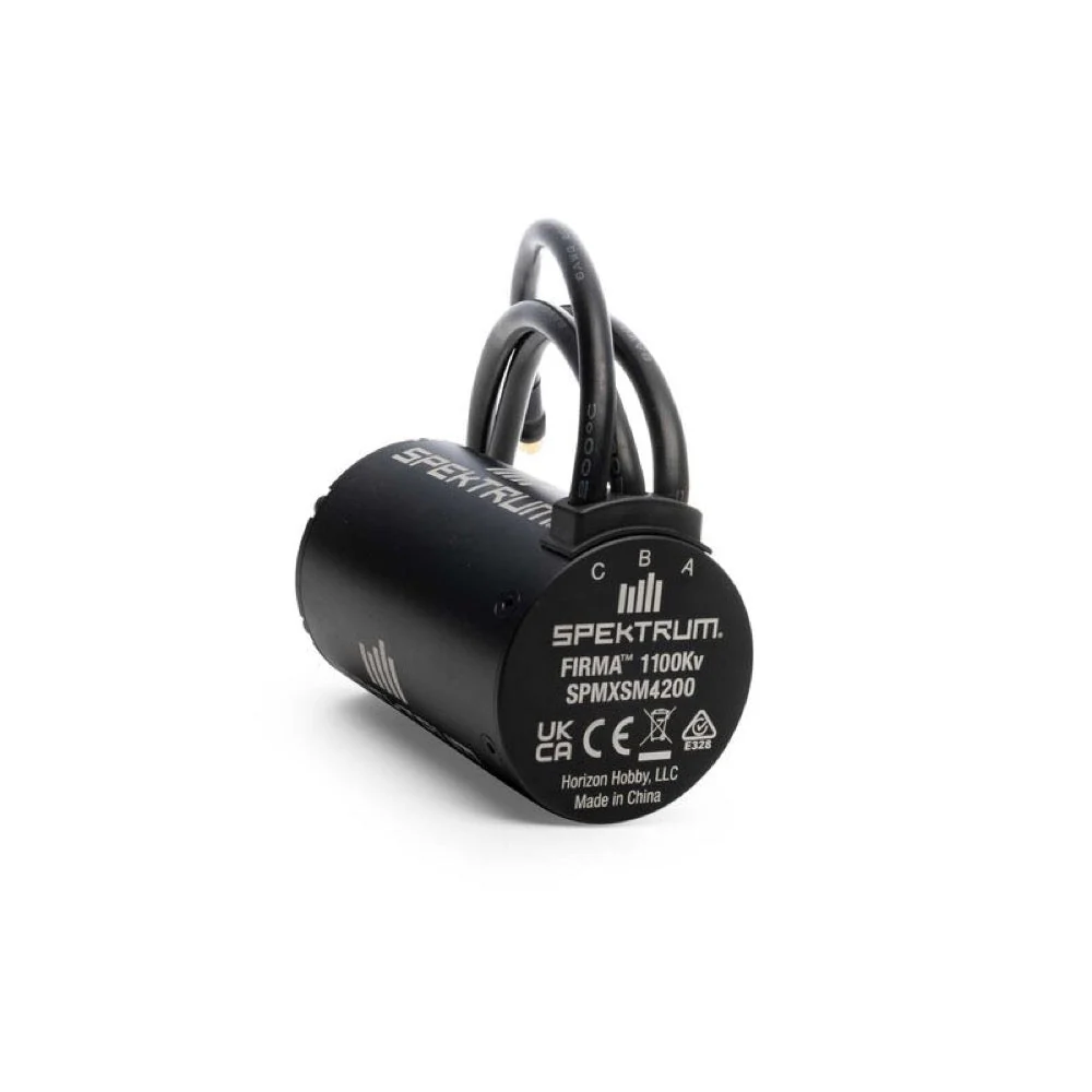 Spektrum SPMXSM4200 Firma 5687 1100KV 4-Pole Brushless Motor with 8mm Shaft - Image 3